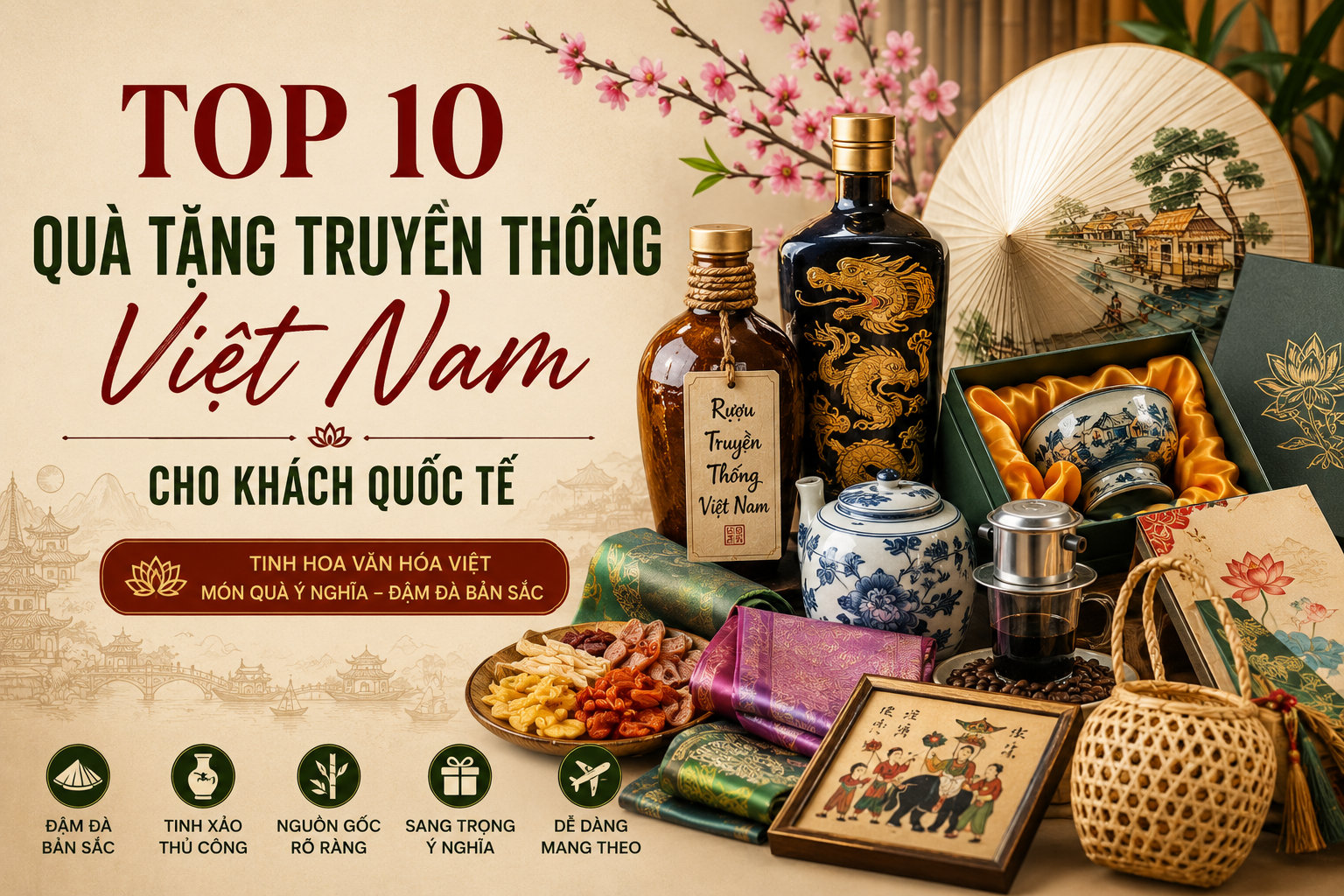 Top 10 Quà Tặng Truyền Thống Việt Nam Cho Khách Quốc Tế