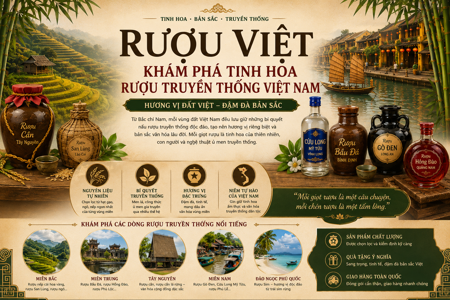 Rượu Việt – Khám Phá Tinh Hoa Rượu Truyền Thống Việt Nam